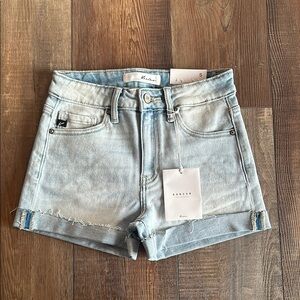 NWT Kancan Women's Light Blue Denim Shorts